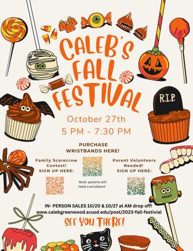 Caleb Greenwood Fall Festival Flyer